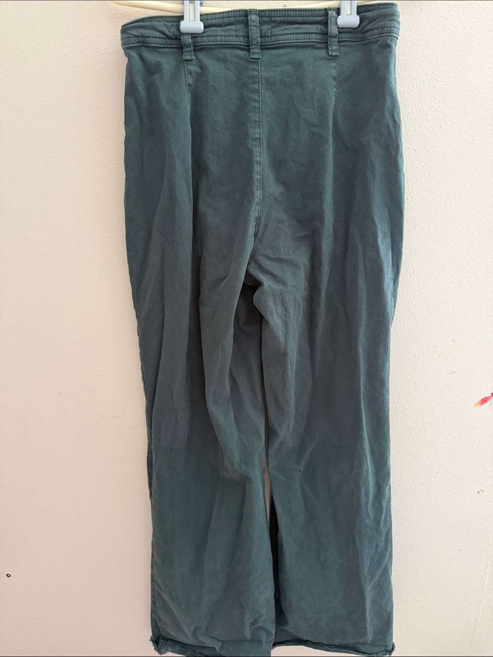 Marine Layer Teal Straight-Leg Pants - Picture 5 of 6
